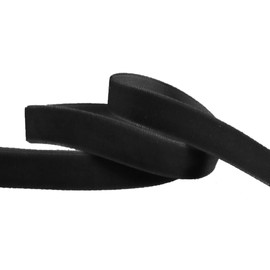 Black Velvet Gift Wrap Ribbon for Crafts-HipGirl 5 Yards 7/8" Wide Black Ribbon For Gift Wrapping, Black Velvet Choker, Hair Ribbon, Wedding Decor-5yd Black Velvet Ribbon for Christmas Gift Wrapping