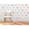 Polka Dot Fabric Wall Decals Set of 48 2"" Polka
