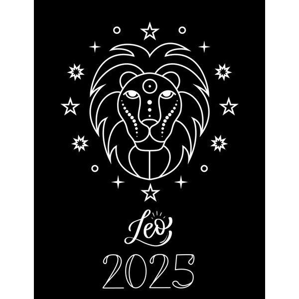 Moon And Astrology Daily Planner 2025 for Leo | Calendar,