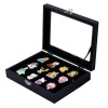 TANG SONG Black Pin Display Case Box 7.9''x 6'' Brooch