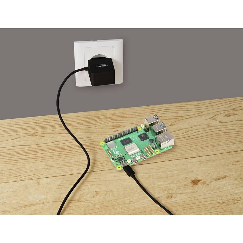VOLTCRAFT VC-15304175 Mains Power Supply, Fixed Voltage 5.1 V/DC, 9