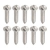 eMagTech 40pcs 3/4" Anti-Theft Number Plate Security Screws Anti-Vandal Clutch