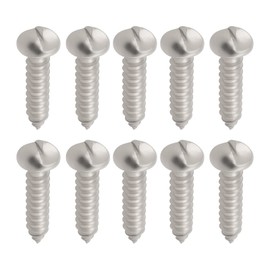 eMagTech 40pcs 3/4" Anti-Theft Number Plate Security Screws Anti-Vandal Clutch Head One Way for Heavy Duty Number Plate 8 Gauge 304 Stainless Steel