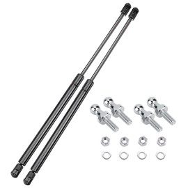 DSWTO Qty(2) C1606889 17in 100lb/445N Gas Shock Strut Spring Lift Support C16-06889 for Heavy Duty Door RV Bed Truck Tonneau Topper Camper Cover C1621974