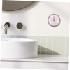 Ciieeo Mini Bathroom Clock Cup Creative Design for Easy Installation