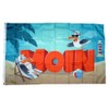 Flag Moin Beach Seagulls 90 x 150 cm