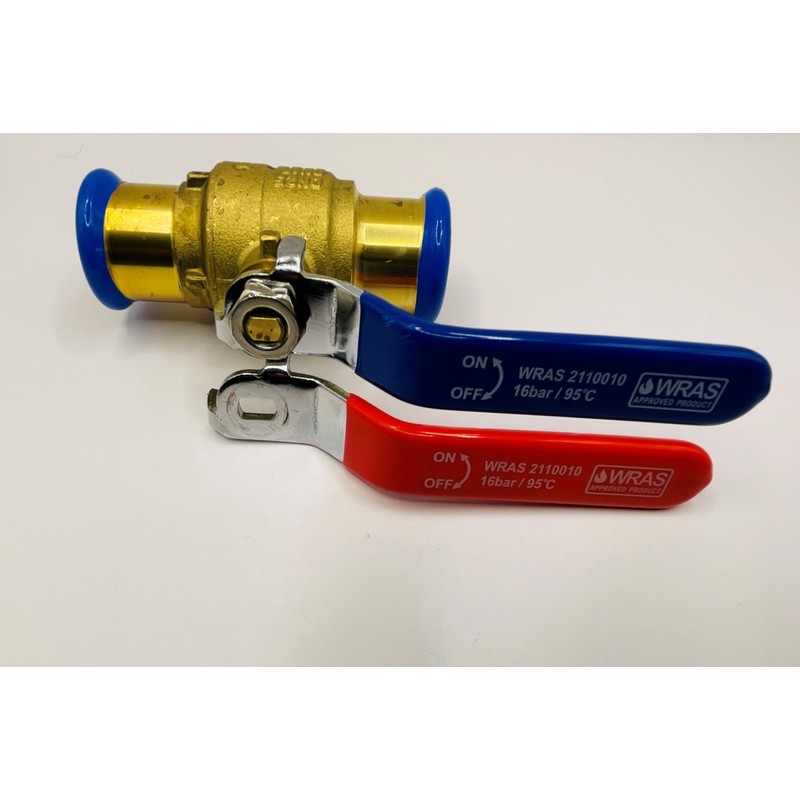 hep® 28mm Lever Valve Full BORE Action Ball Valve Pressfit