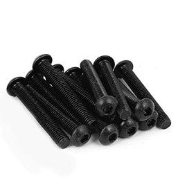 NGe M8x40mm Button Head Socket Cap Screws,Alloy Steel, Fully Threaded,Allen Hex Drive(M8X40,20Pcs)