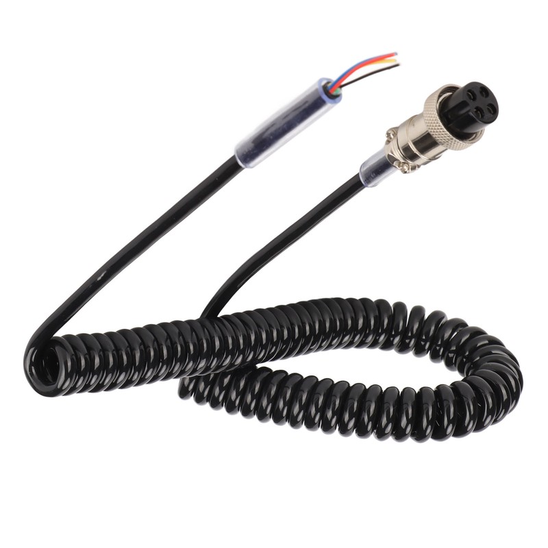 Radio Microphone Cable Replacement Female Hand Mic Cord with Prewired