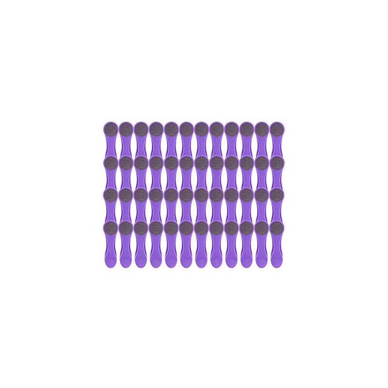 48 Clothes Pegs with Stainless Steel Springs and Soft Grip