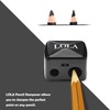 Lola Make Up by Perse Pencil Sharpener with Lid Dual