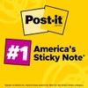3M Post-it Super Sticky Canary Pads-Super Sticky Pads, 90 Sheets/PD,