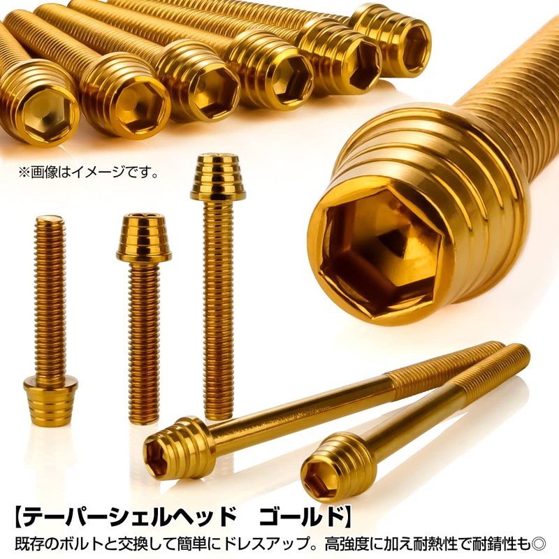 Z900RS/CAFE Engine Cover Bolt Set of 27 Tapered Shell Head