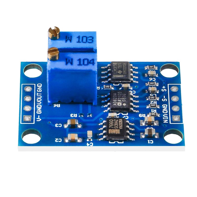 ACEIRMC 2pcs Voltage Amplifier Module AD620 Instrumentation Amplifier Module Signal