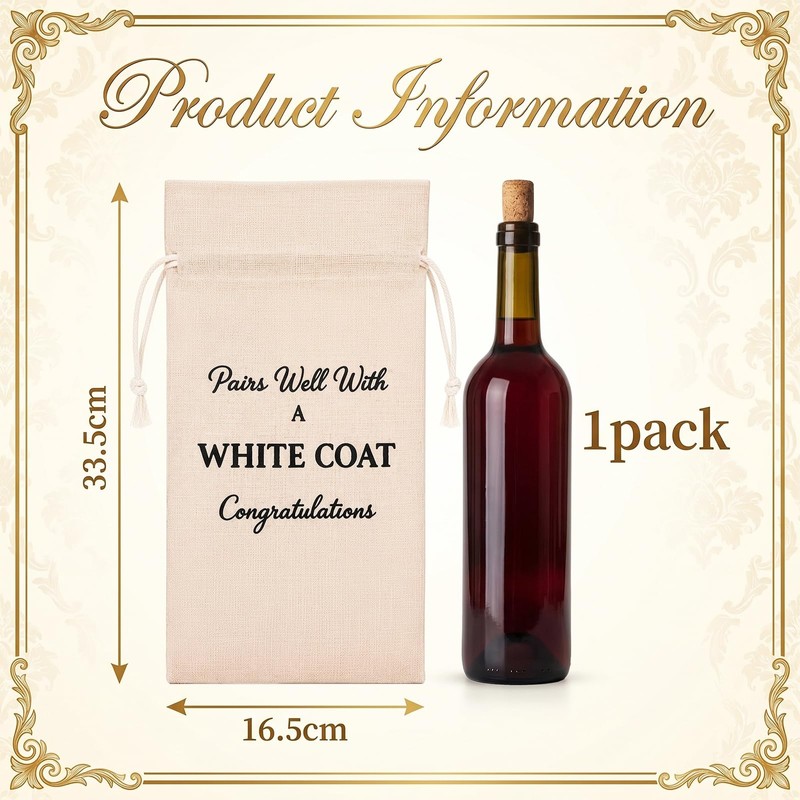 Tudomro 1 Pcs Pairs Well with a White Coat Ceremony