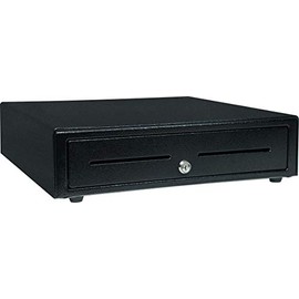 Star Micronics CD4-1616 5 Bill / 5 Coin Choice Series Cash Drawer with 2 Media Slots and Included Cable (16" x 16") - Black