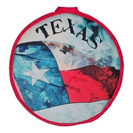 11" Tortilla Oven Texas Flag Distressed Tortilla Warmer. Keeps Tortillas Fresh and Warm for Over 1 Hour! Tortillas Stay Soft Throughout The Entire Meal.