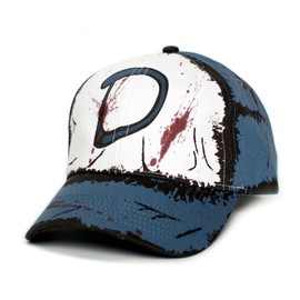 Clementine's Custom Blood Stain & Dirt Dead Zombies Cap Hat Unisex Slate