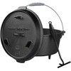 Dutch Oven, 13.2 Quart Cast Iron Dutch Oven, Pre-Seasoned Cast
