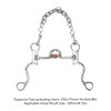 aqxreight Snaffle de Boca de Caballo de Acero Inoxidable, Duradero