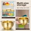 Baderke 7 Pcs Gold Kitchen Accessories Includes Stainless Steel Colander
