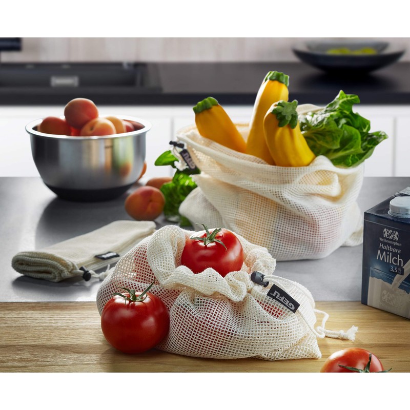 GEFU AWARE, 12717 Fruit and Vegetable Net, 3 Pieces, Size