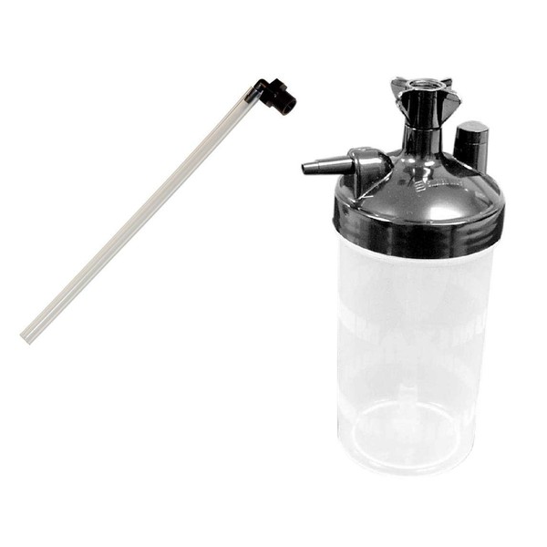 Humidifier Bottle and Tubing Connector Elbow 12" for Portable Oxygen Concentrator (5)
