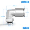 TAILONZ PNEUMATIC Elbow 8 mm Pipe AD x 1/8 Inch
