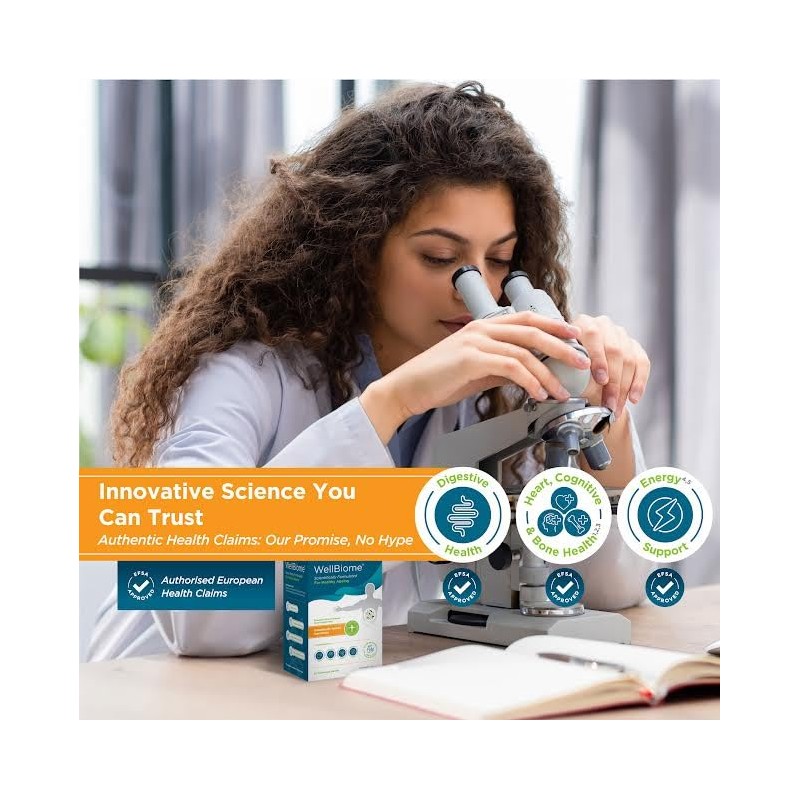 Prebiotic Fibre Complex for Gut Health by Wellbiome - Probiotic
