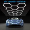 LZHOME LED Hexagon Garage Lights: 15900LM Super Bright 3 Hexagon