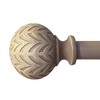 Hermosa 26-48 Inch Adjustable Curtain Rod Set, 5/8 Inch Diameter