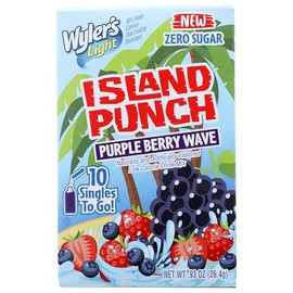 Zero-Sugar Island Punch Purple Berry Wave Drink Mix, 10CT