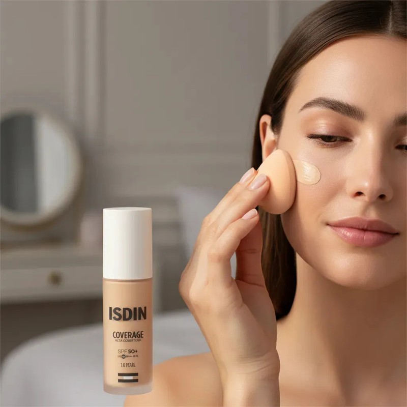Base De Maquillaje Coverage 1.0 Pearl 30ml Isdin