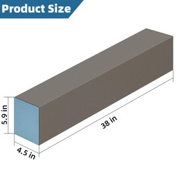 Prefabricated Waterproof Shower Curb Kit, Shower Pan Curb Threshold for Tile for Shower Construction/Bathroom Renovation, Lightweight, Easy Installation, Load Bearing, 38-Inch Length, 2 Curbs