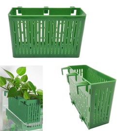 Lovgrin 2 PCS Macetero para Acuario con Pecera，Maceta Colgante para Plantas De Acuario De Gran Capacidad