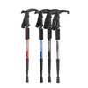 4-stage foldable lightweight T-shaped hiking stick cane 1p (T-shaped) red