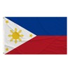 Philippines Flag Funny Filipino National Banner 3X5 FT Indoor Walls, Outdoor Gardens, Decks, Car, Flags Decorations (Philippines)