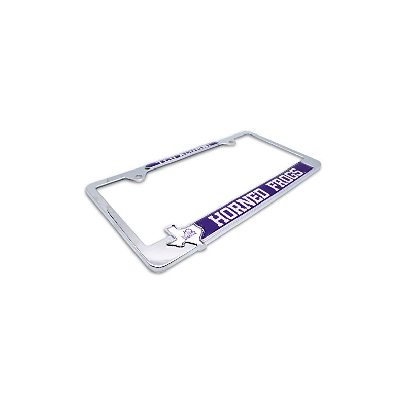 TCU Texas Christian University Alumni 3D License Plate Frame