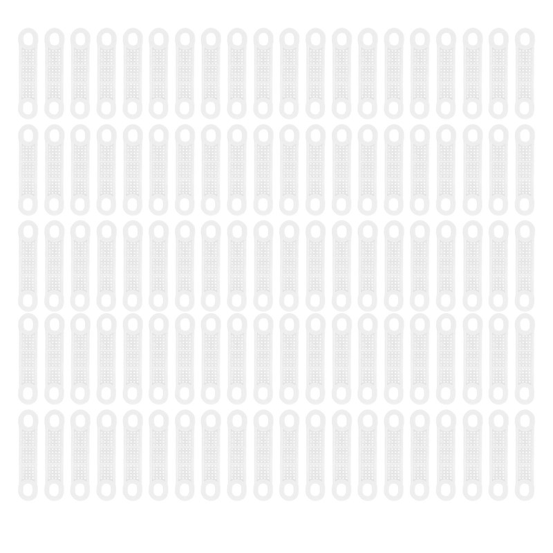 100pcs Clear Non Slip Silicone Clothes Hanger Grips Increased Friction