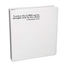 Bargain Max Decals 1 Chronicles 16:11 Verse Decal Notebook Car Laptop 8" (Black)