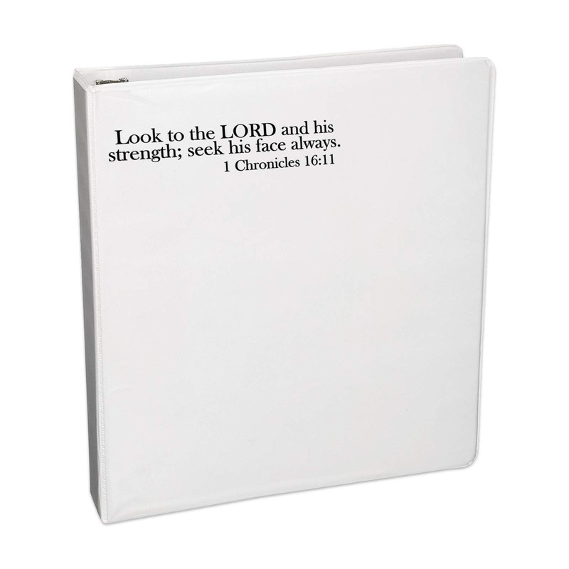 Bargain Max Decals 1 Chronicles 16:11 Verse Decal Notebook Car