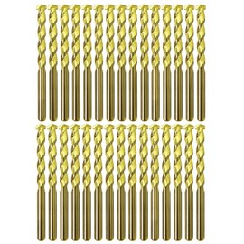 Masonry Drill Bit Set 1/2 in. Carbide Tip Golden Flute Drill Concrete Rock-30Pcs