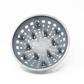 GAMMA+ Accesorio difusor compacto para secador de pelo, se adapta a todos los modelos de secadora Gamma+, color gris y transparente