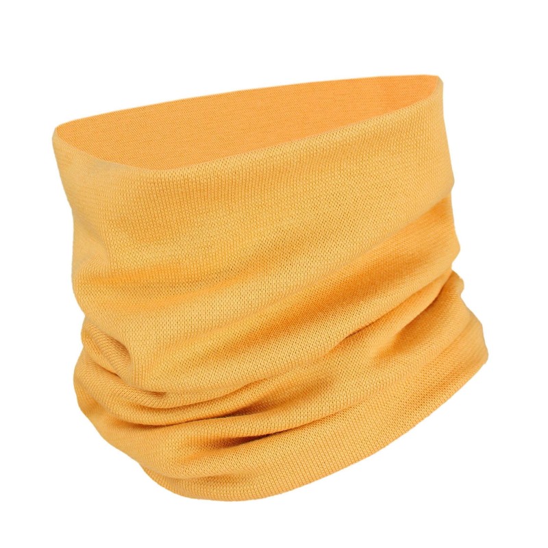 Alkato Unisex Beanie Hat and Scarf Set Plain, mustard yellow