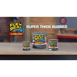 Flex Seal Liquid, 32 oz, Black, Liquid Rubber Coating Sealant