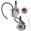 Thomletha Carburetor Handle Grip Bar and Throttle Cable Replacement for