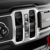 Black Window Switch Button Cover Compatible with Jeep Wrangler JL