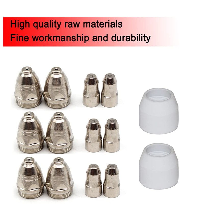 Plasma Cutter Consumables 50PCS P80 Plasma Cutting Accessories For Pilot