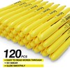 INTUNO Yellow Highlighters, 120 Count, Chisel tip, Suitable for Office