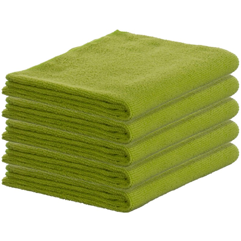 Brandsseller All-Purpose Cleaning Cloths Set of 5 Microfibre Drying Cloths